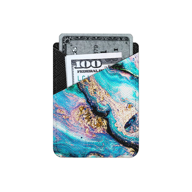 Blue Galaxy Marble - Billetera