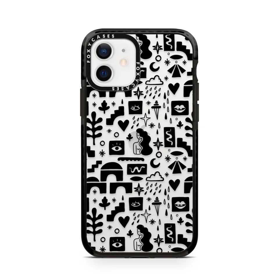 iPhone 12 Impact Case Black