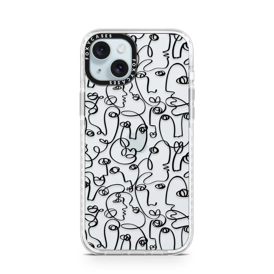 iPhone 15 Plus Impact Case White