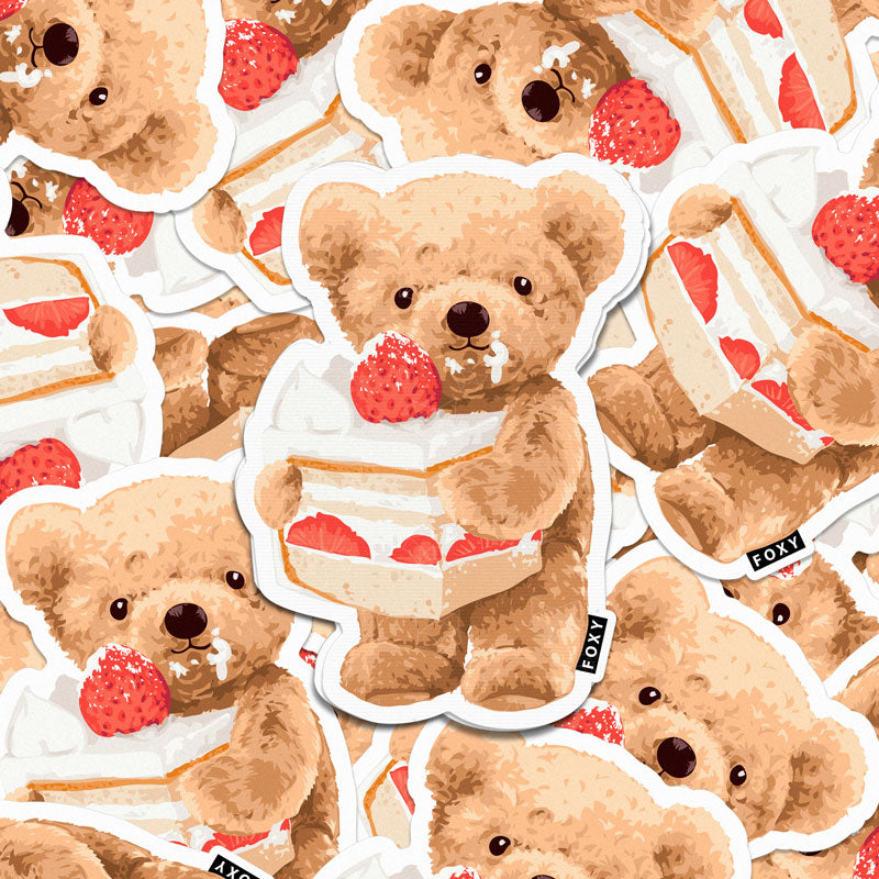 Cakey Teddy - Sticker