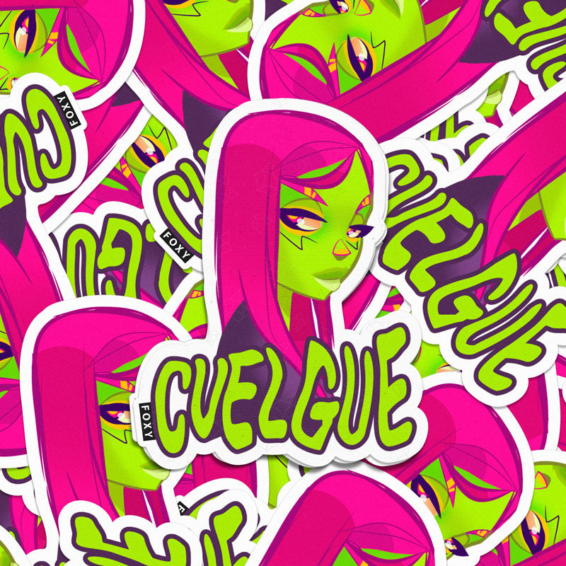 Cuelgue - Sticker