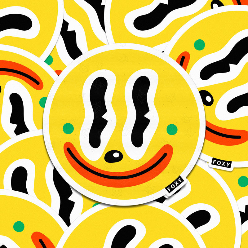 Dope Happy Face - Sticker