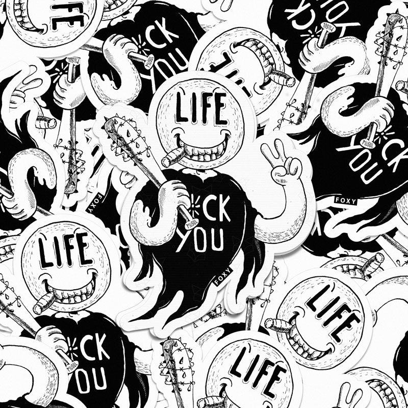 Life Is Cruel - Sticker