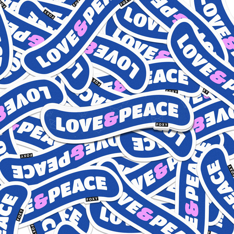 Love & Peace - Sticker