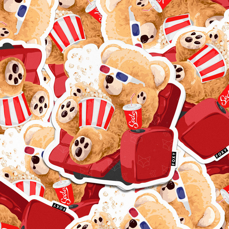 Movie Teddy - Sticker