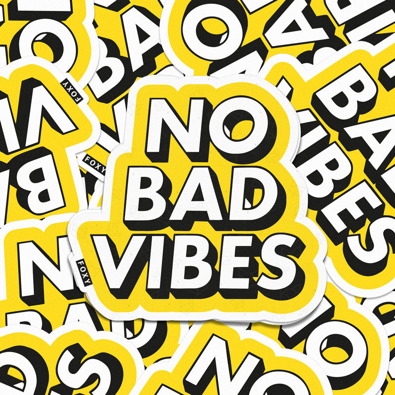 No Bad Vibes - Sticker