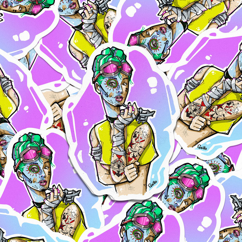 Punk Audrey - Sticker