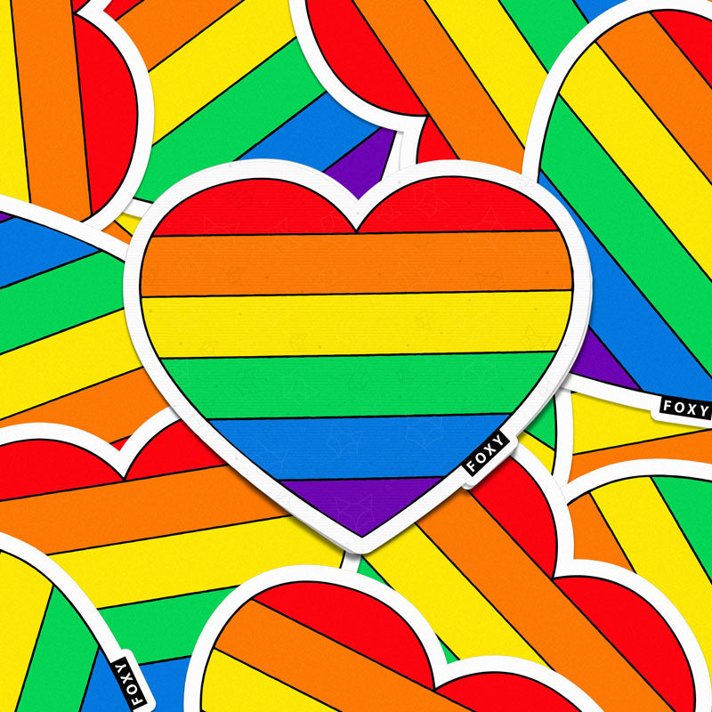 Rainbow Heart - Sticker