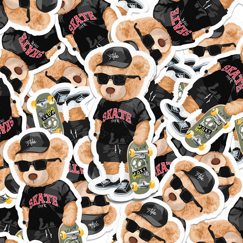 Sk8ter Teddy - Sticker