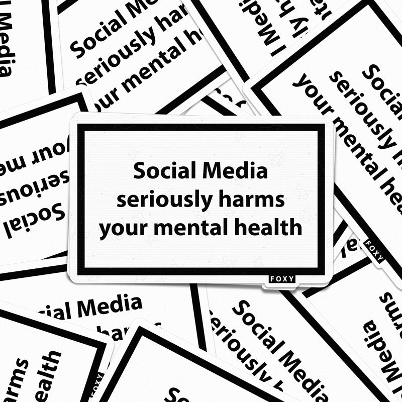 Social Media Harms - Sticker