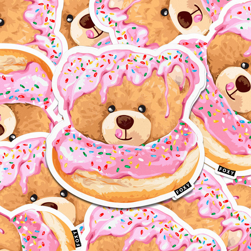 Sweet Donut Teddy - Sticker