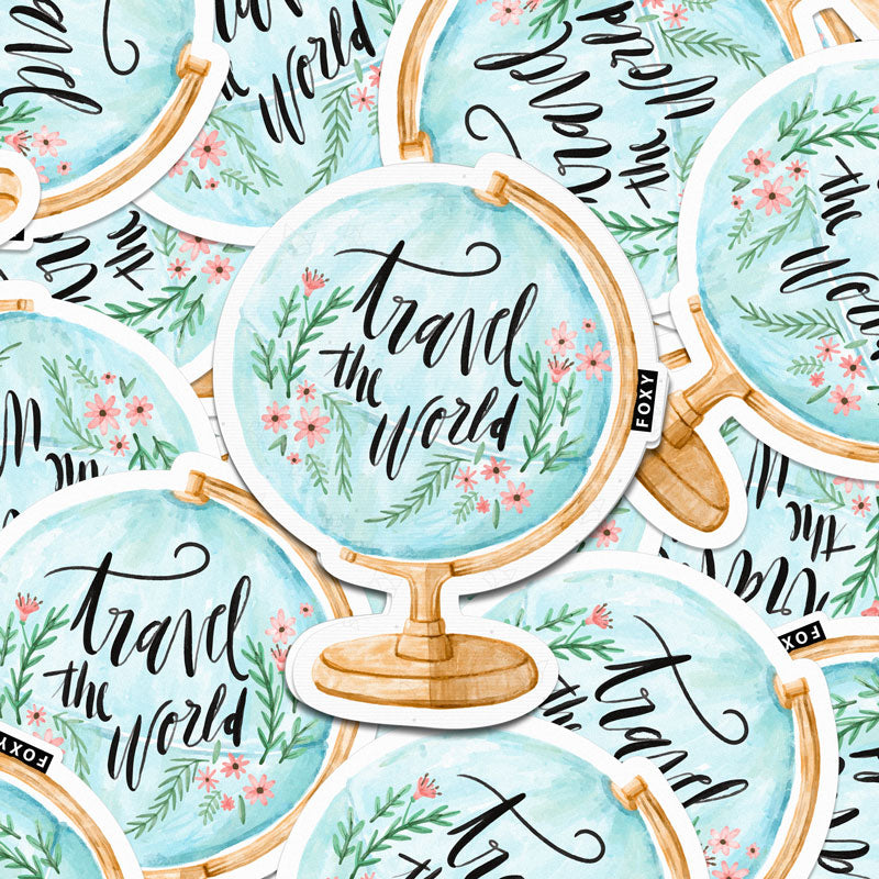 Travel The World - Sticker