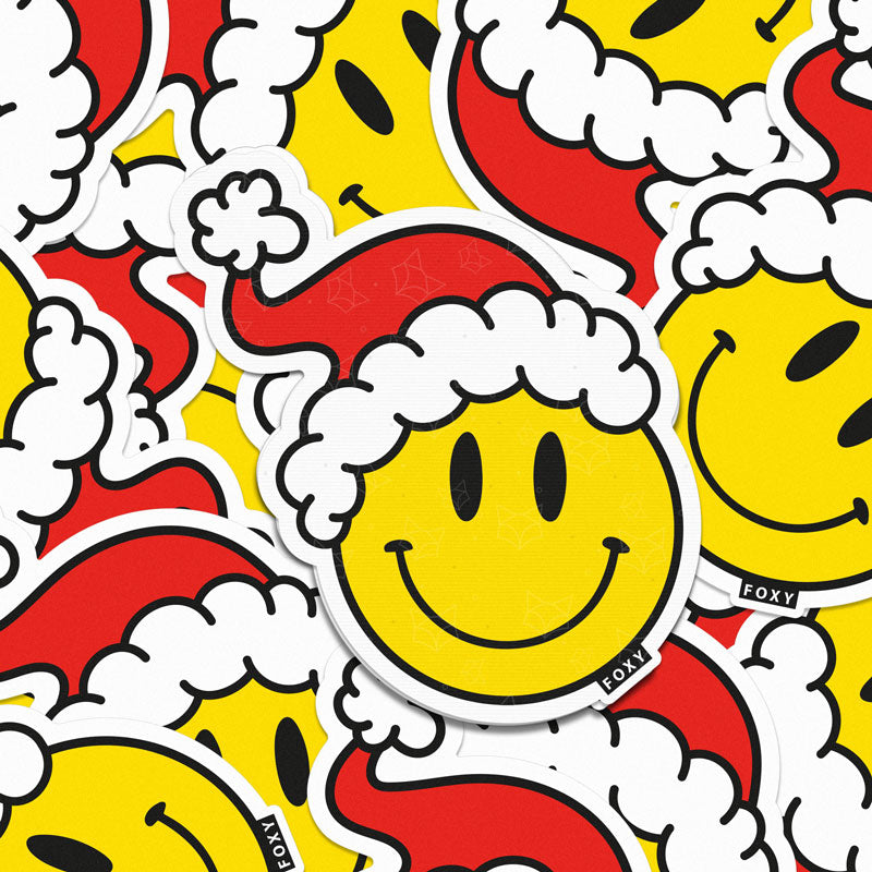 X-Mas Happy Face - Sticker